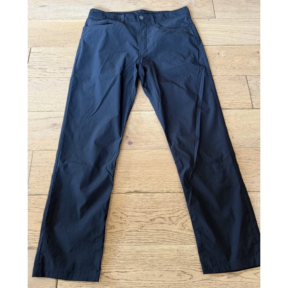 The North Face Motion Pants Black‎ Hiking Stretch Chino Size 34 Regular (1527)